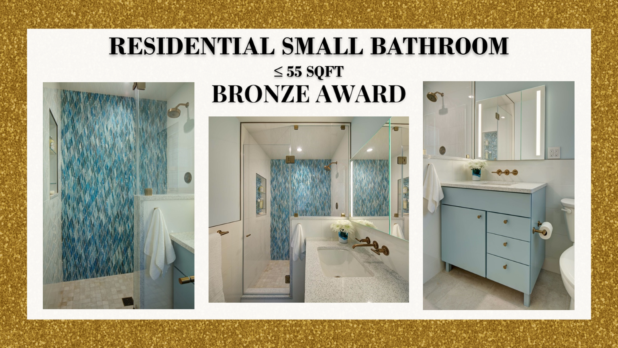 Bronze Winner Residential Small Bathroom < 55 Square Foot