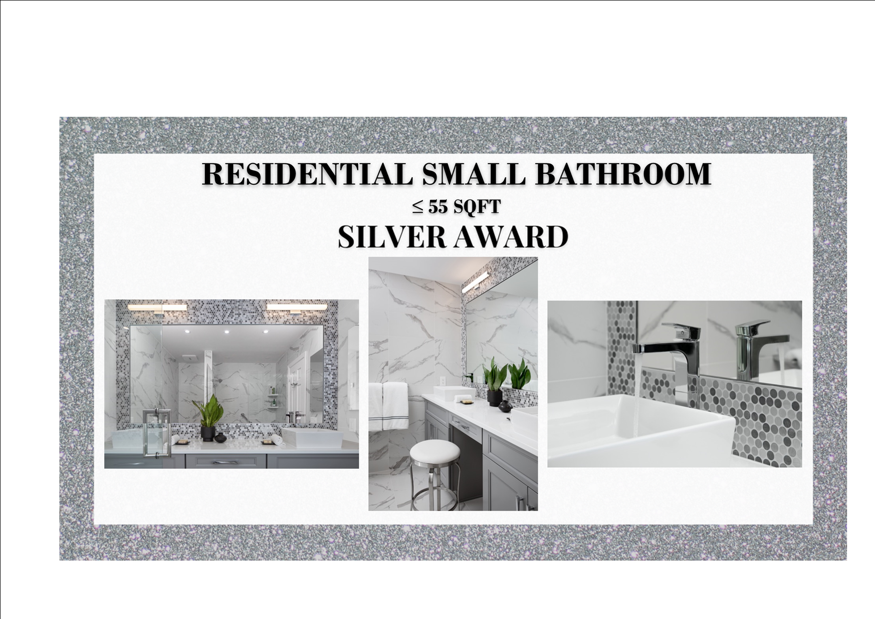 Silver Winner Residential Small Bathroom < 55 Square Foot
