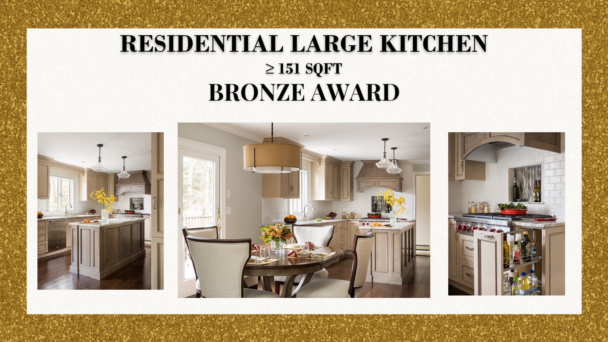 Bronze Award Winner Residential Large Kitchen