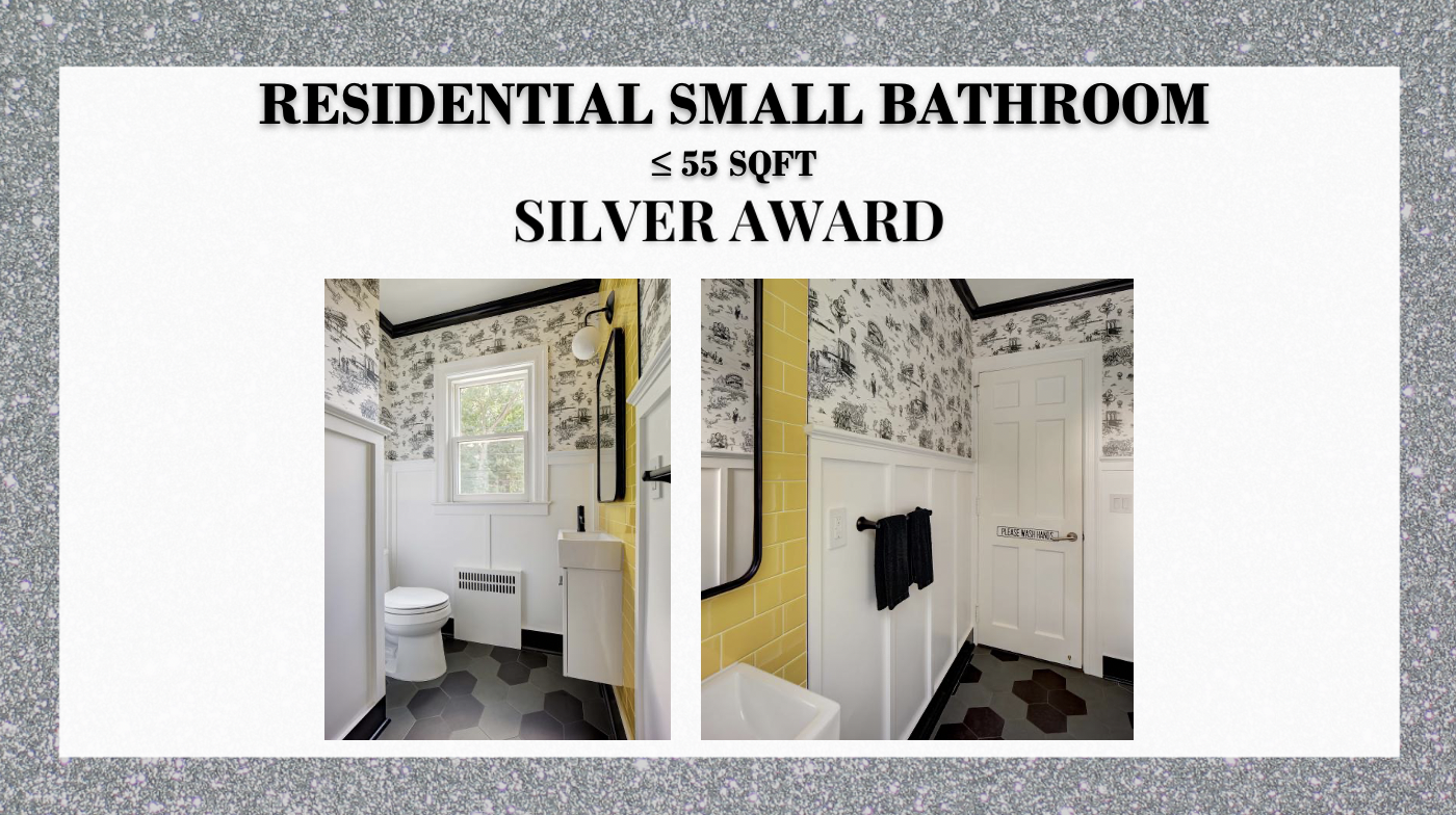 Silver Winner Residential Small Bathroom: ≤ 55 SQFT