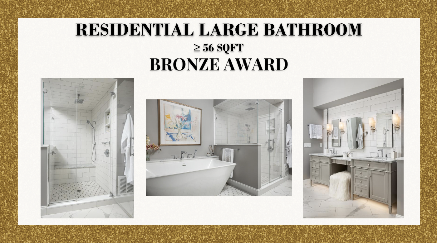 Bronze Winner Residential Large Bathroom: ≥ 56 SQFT
