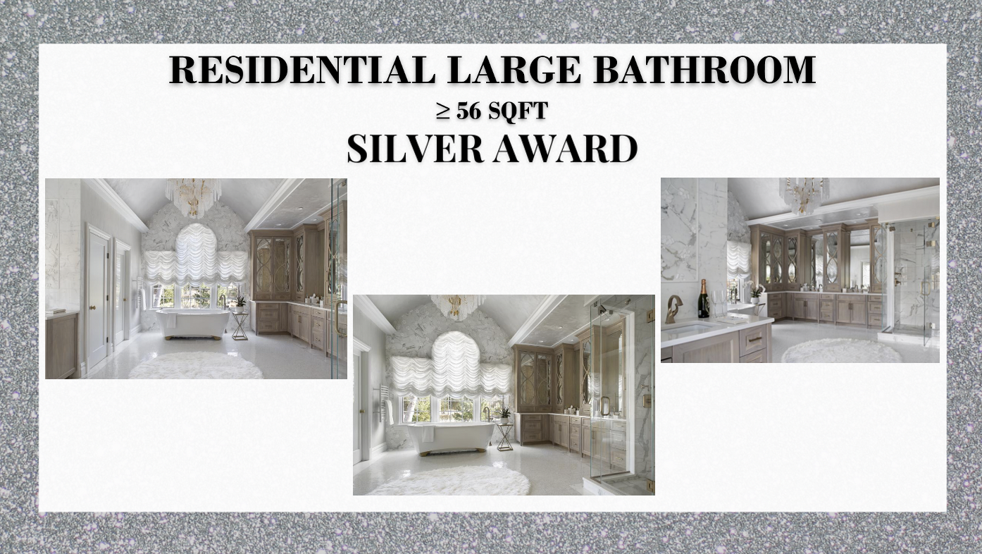 Silver Winner Residential Large Bathroom: ≥ 56 SQFT
