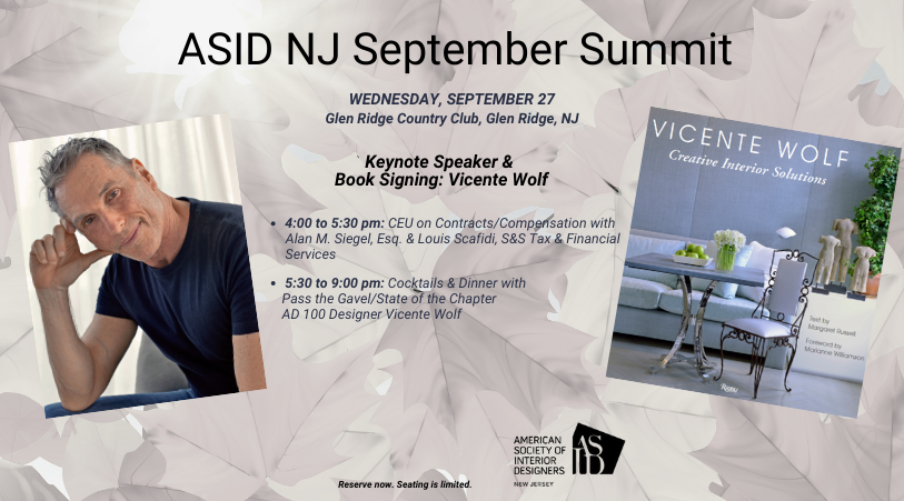 Join us for our ASID NJ September Summit